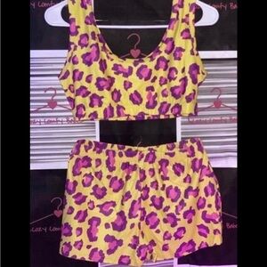 Pink Stay Wild 2 cotton piece set